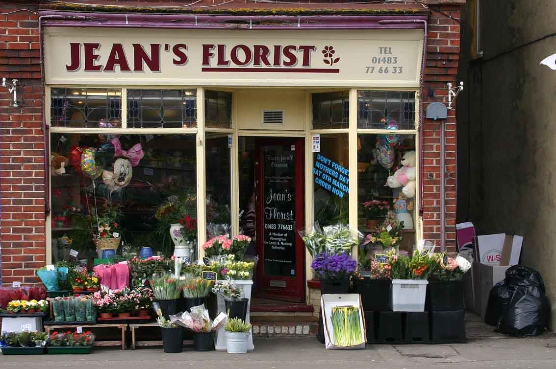 A florist shop in Old Woking
